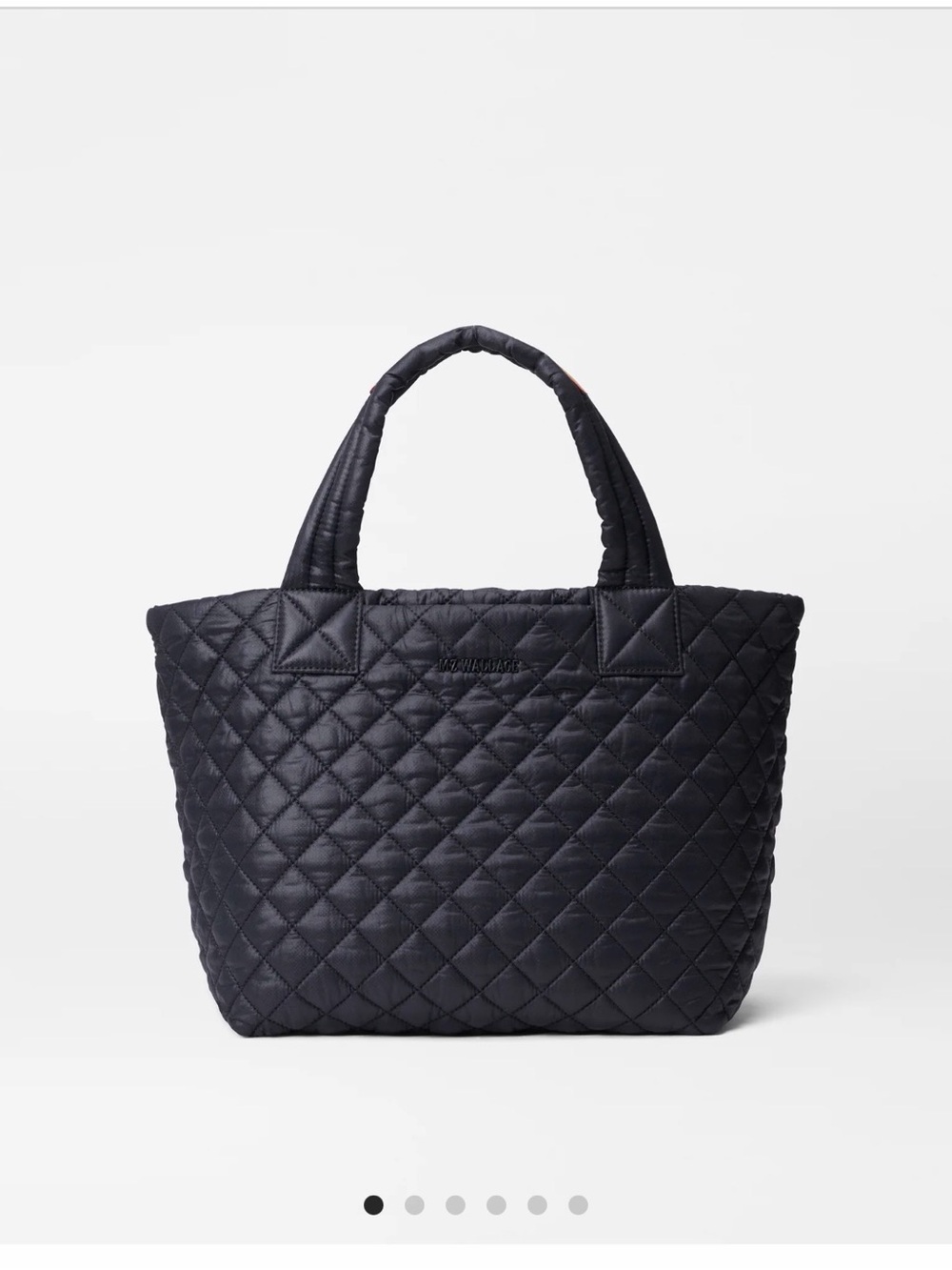 MZ Wallace Quilted Tote Bag in Black - Picture 6 of 6